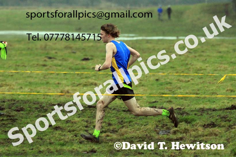 Mens under-17s 2022 North Eastern Harrier League, Thornley Farm, Peterlee, County Durham. Photo: David T. Hewitson/Sports for All Pics